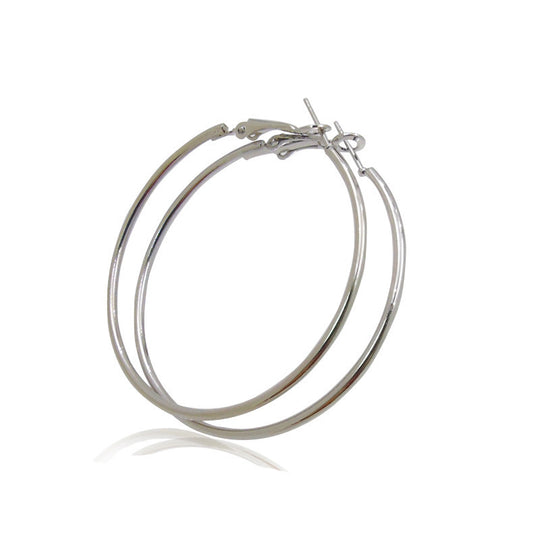 Big Circle Metal Exaggerated Circle Earrings Circle Geometry Earrings