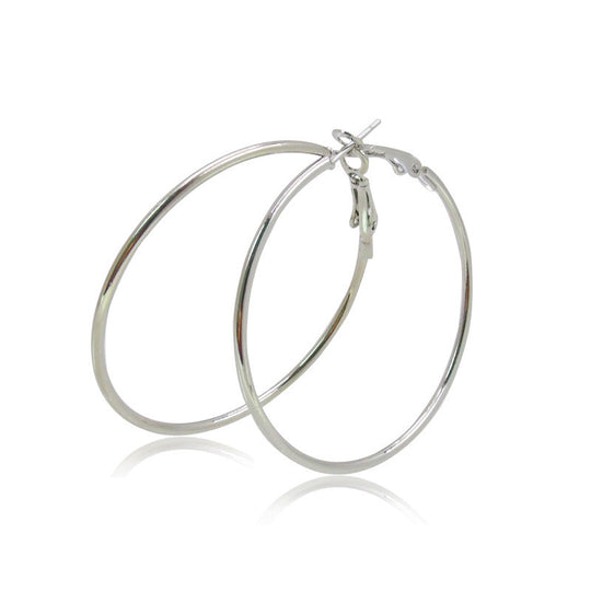 Big Circle Metal Exaggerated Circle Earrings Circle Geometry Earrings