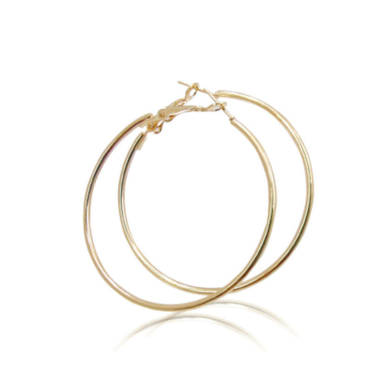 Big Circle Metal Exaggerated Circle Earrings Circle Geometry Earrings