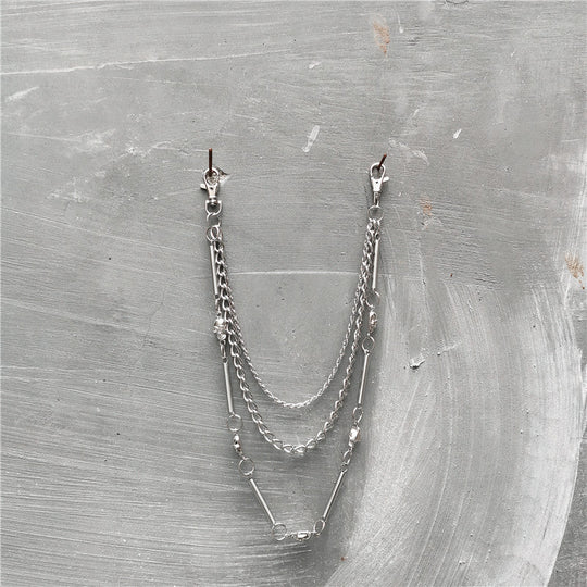 Punk Metal Jeans Chain Skull