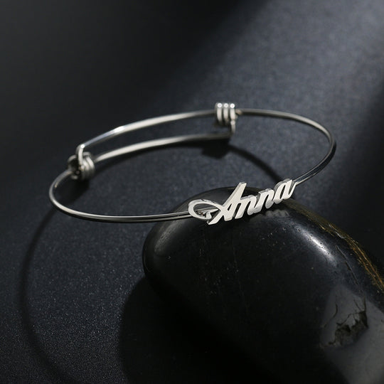 Custom Stainless Steel Personalized Name Bracelet